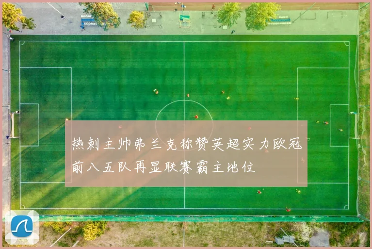 热刺主帅弗兰克称赞英超实力欧冠前八五队再显联赛霸主地位